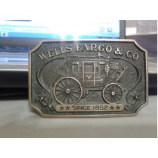 Vintage Wells Fargo Brass Buckle.1970's